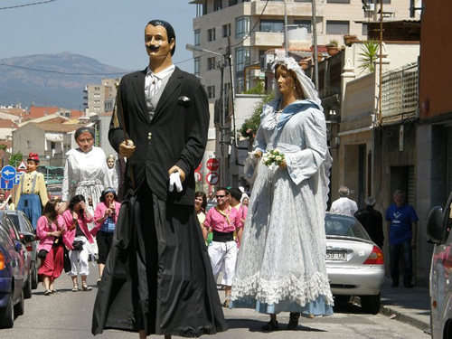 Els gegants de la Creu Alta