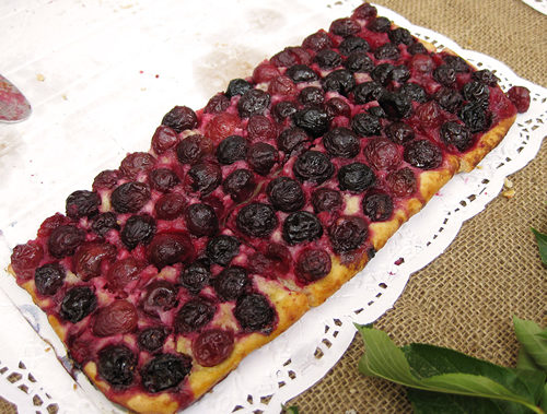 Coca de cireres (Salzadella)
