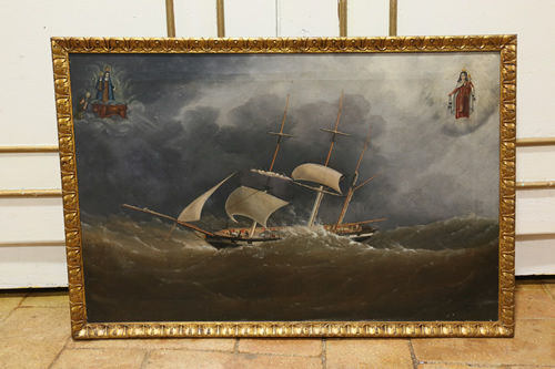 Detall d'un ex-vot mariner