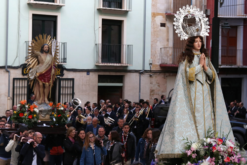 Processó amb el Crist i la Mare de Déu