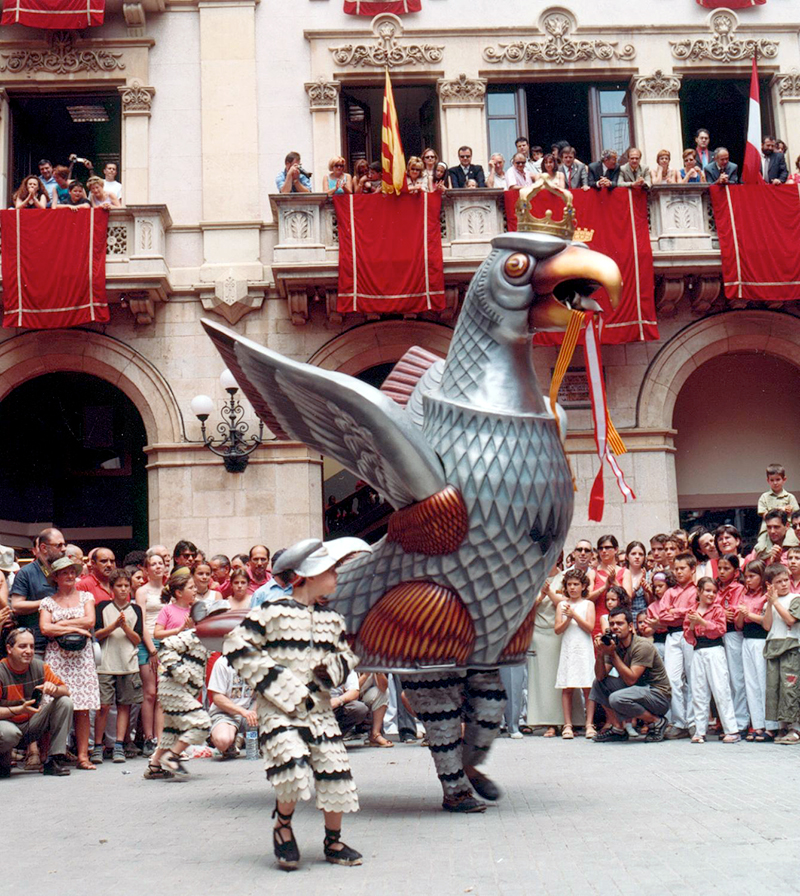 Balladeta de l'Àliga a la plaça del Blat