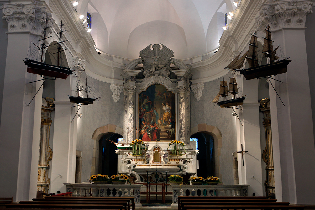 Interior de l'ermita