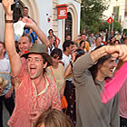 El comiat a l'andana