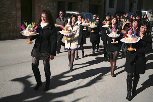 Cercavila amb les tortades