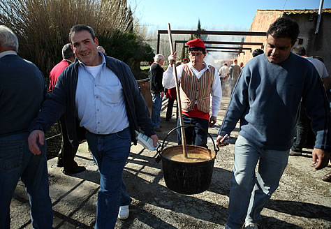 Quan la Sopa és a punt es porta a plaça