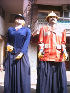 L'Andreu i la Maria són els amfitrions de la Trobada de Gegants de La Llacuna