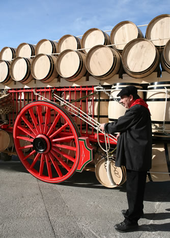 Carro carregat de vi