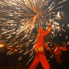 Diable durant un correfoc