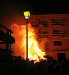 Foguera encesa