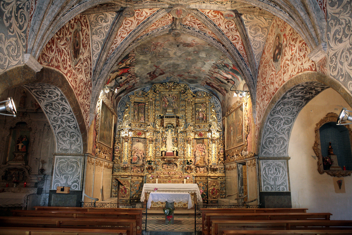 Interior de l'ermita