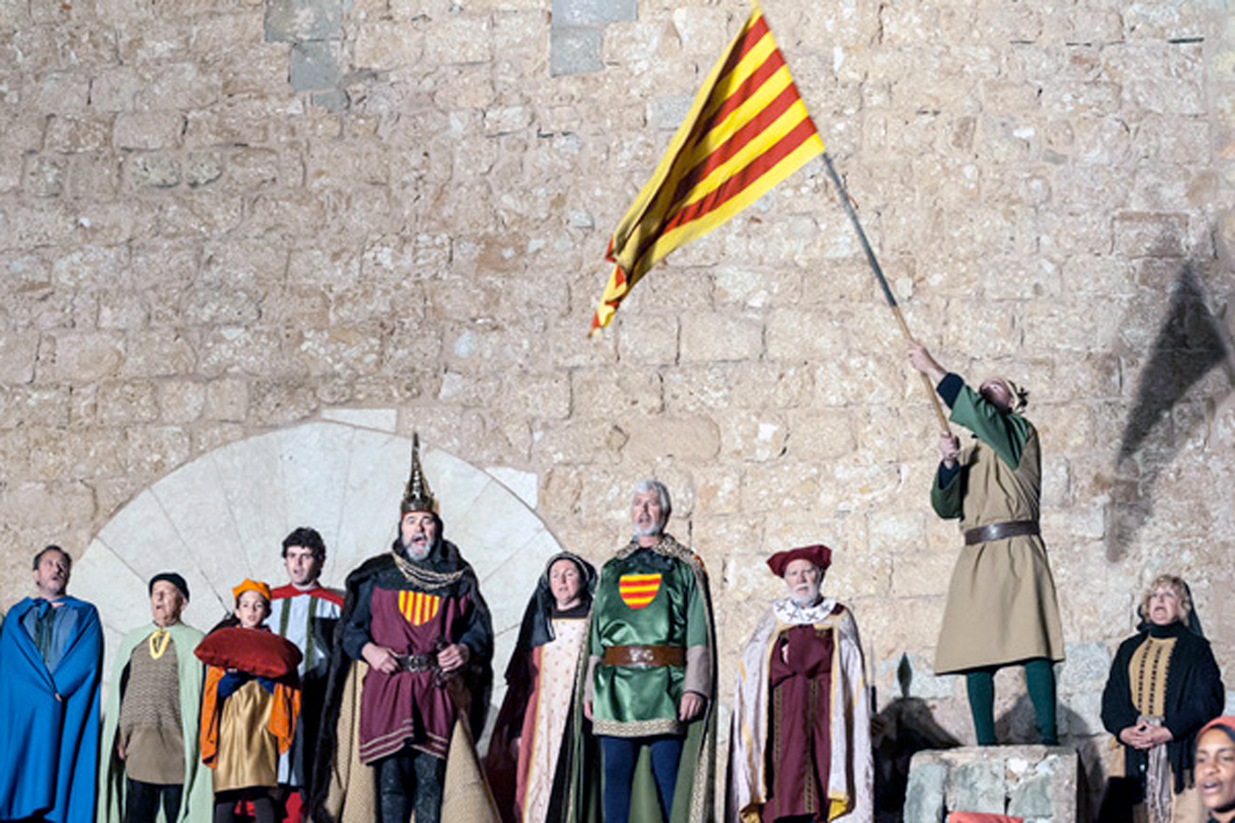 Bandera de Catalunya a Bellcaire d'Empordà