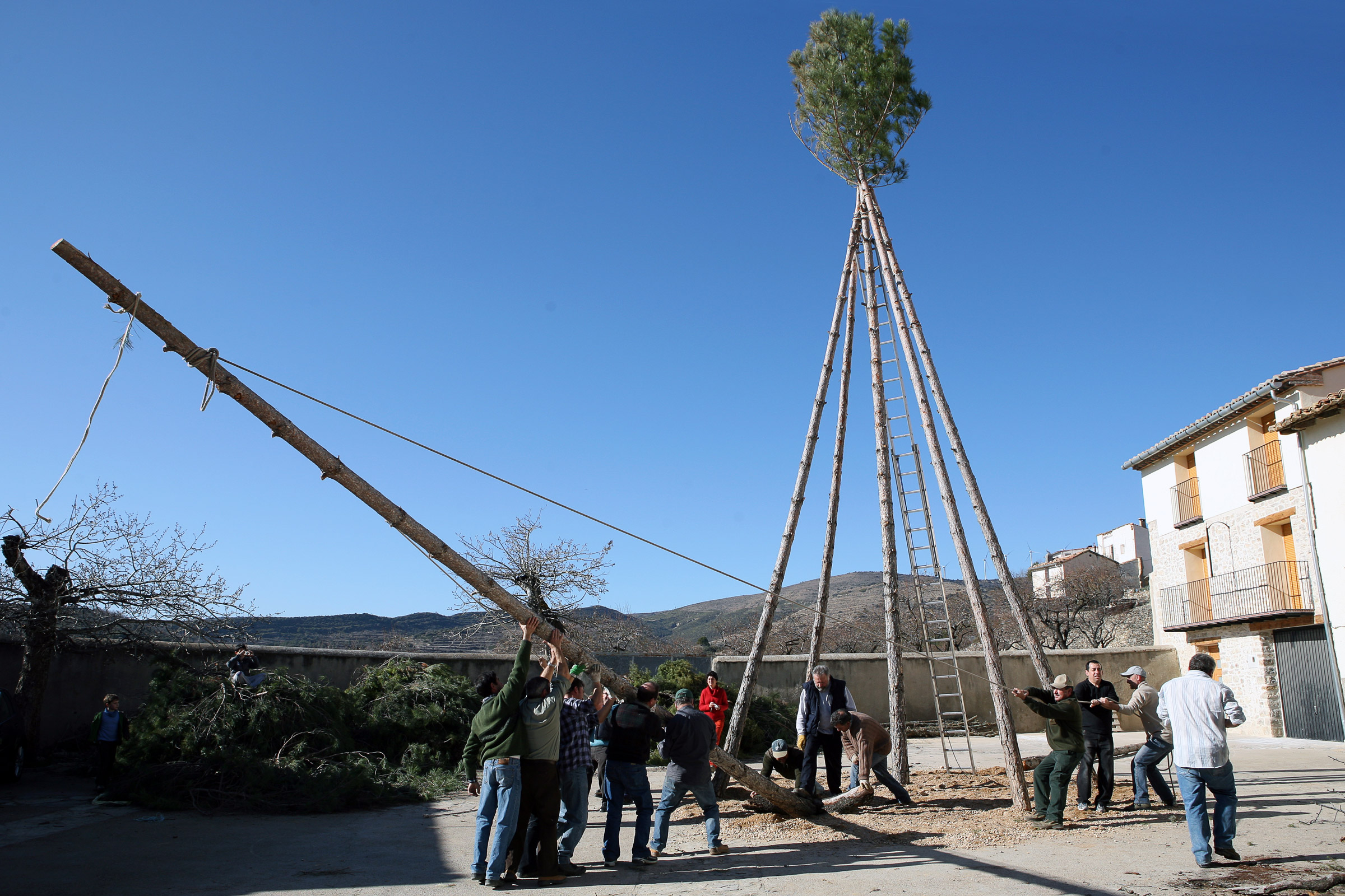 Construcció de la Barraca de Villores