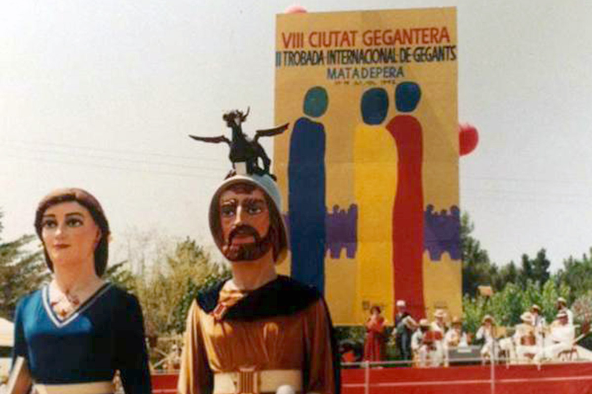 Imatge de la Ciutat Gegantera de l'any 1992 a Matadepera