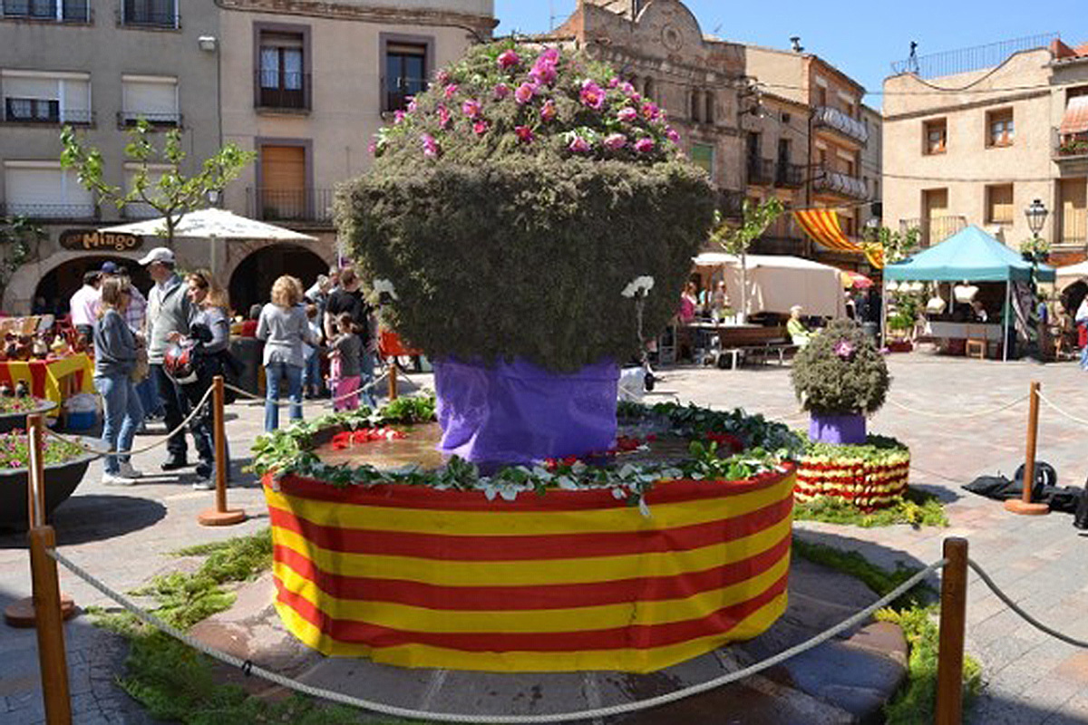 Font guarnida amb farigola