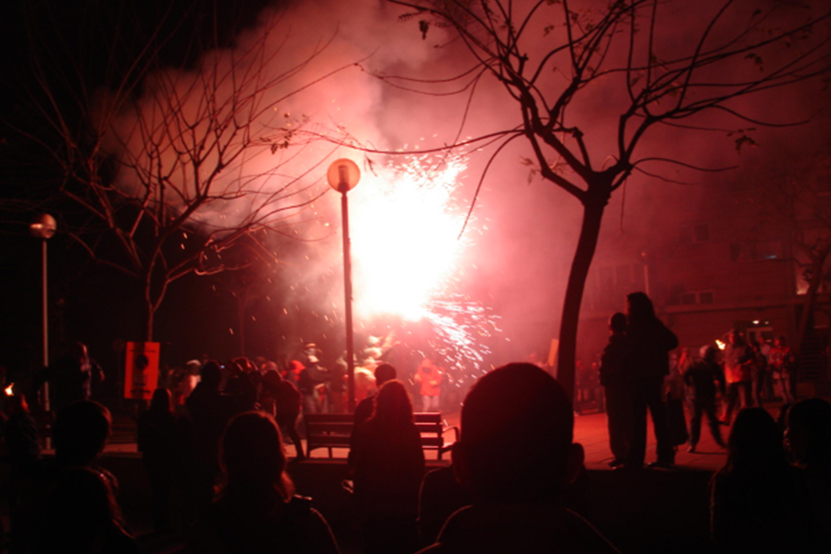 Un moment del correfoc
