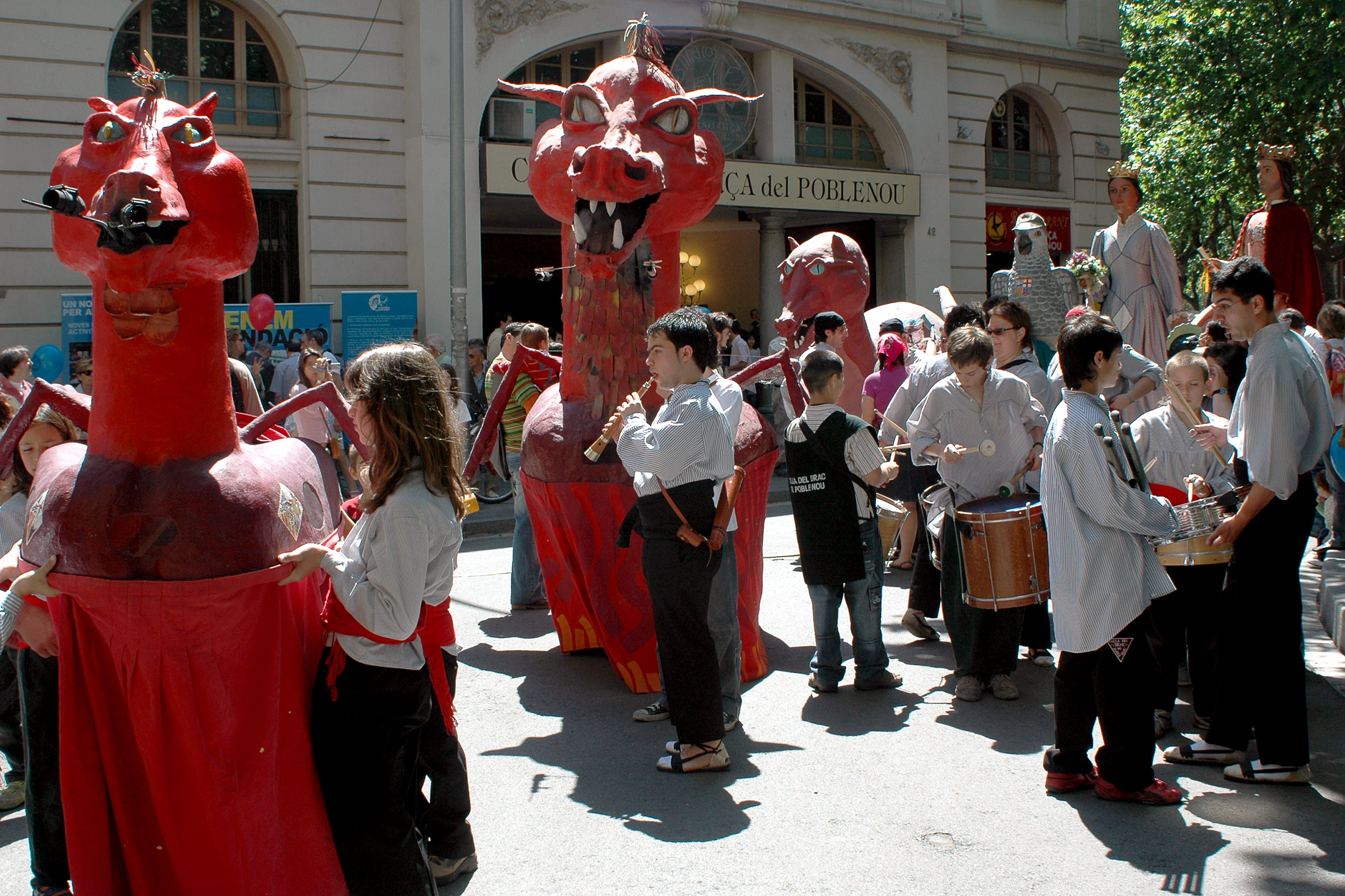 Festes de maig al Poblenou de Barcelona