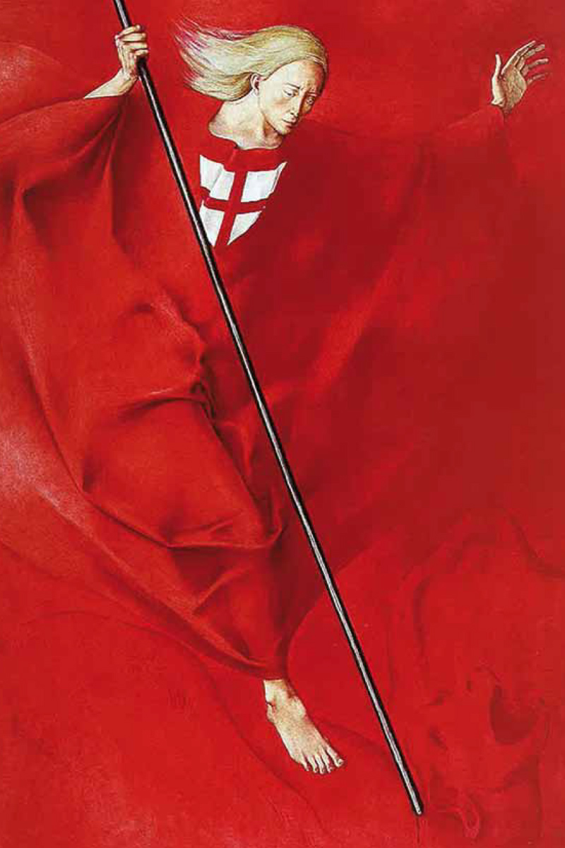 Sant Jordi pintat per Montserrat Gudiol
