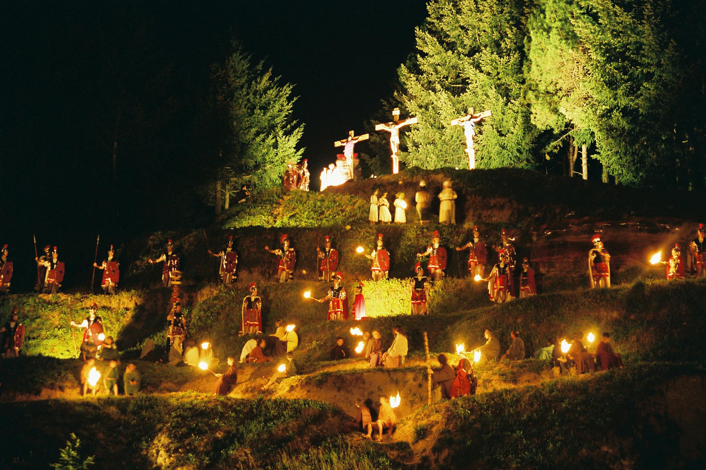 Via Crucis Vivent de Sant Hilari Sacalm