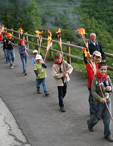 Baixada infantil de falles