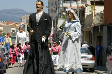 Els gegants de la Creu Alta