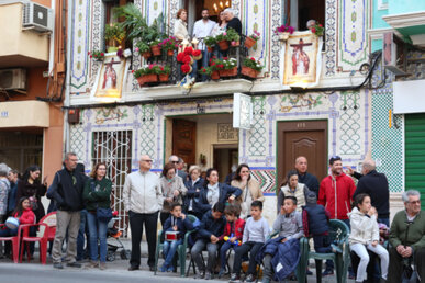 Espectadors durant una processó
