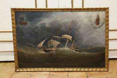 Detall d'un ex-vot mariner