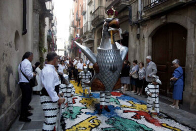 L'Àliga a la professó de Corpus