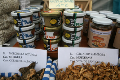 Patés de bolets i bolets en sec