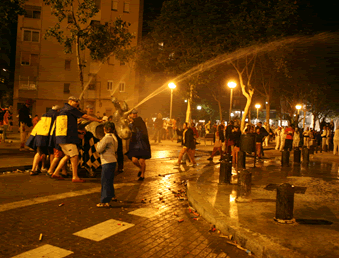 El Burricorni fent de les seves