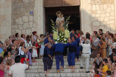La sortida de la imatge de l'església