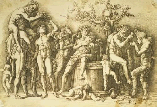 Gravat d'una bacanal