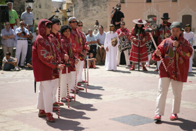 Un moment del ball parlat i versots