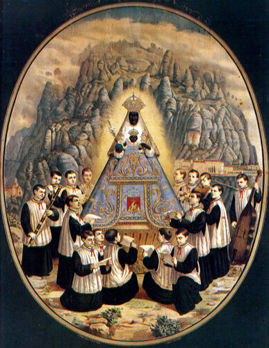 La Moreneta amb el vestit
