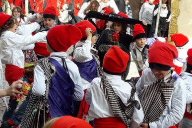Les comparses a Cubelles. Foto: Ràdio Cubelles