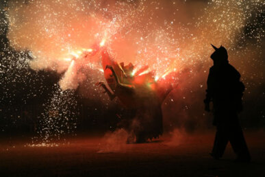 Drac que acompanya els diables