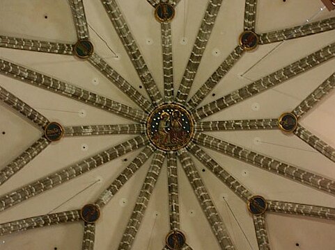 La coronació de Maria. Sostre de la Seu de València