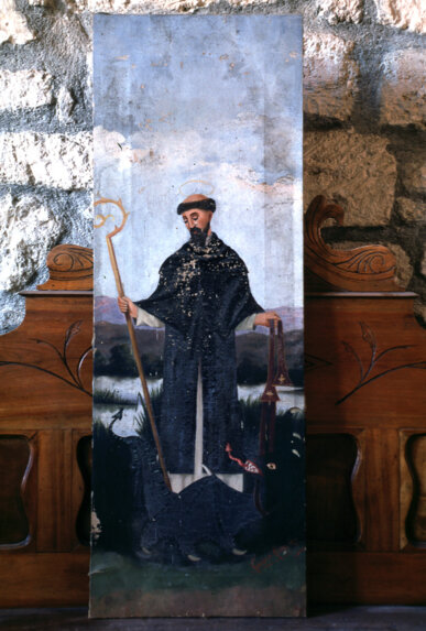 Pintura de Sant Mer i el drac