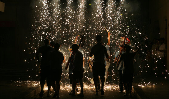 Festa dels Cors al Barri del Raval de Barcelona