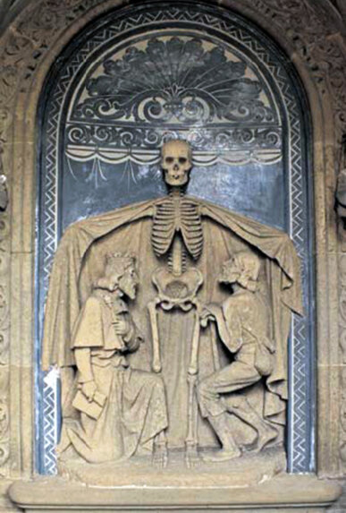 Conjunt escultòric de l'antic cementiri de Manresa. Foto: Museu Comarcal de Manresa