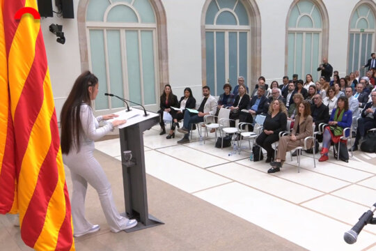 Acte al Parlament de Catalunya