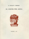 El càntir per aigua
