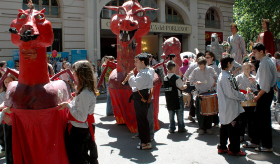 Festes de maig al Poblenou de Barcelona