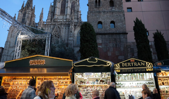 Fira de Santa Llúcia a Barcelona