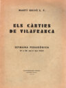 Els càntirs de Vilafranca: setmana pedagògica 21 a 28 abril del 1935
