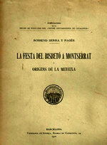La festa del bisbetó a Montserrat y Origens de la meteixa