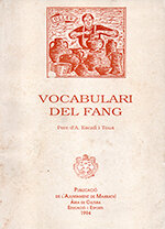 Vocabulari del fang