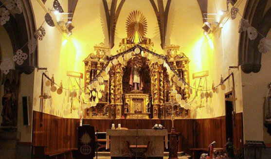 Neules decoratives a Sant Cebrià de Vallalta