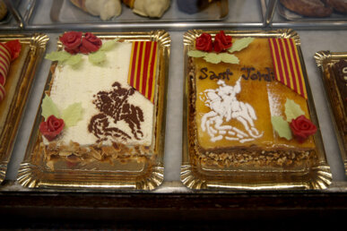 Pastís de Sant Jordi a Torroella de Montgrí