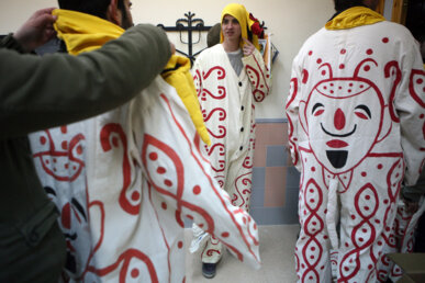 Les botargues, preparant-se