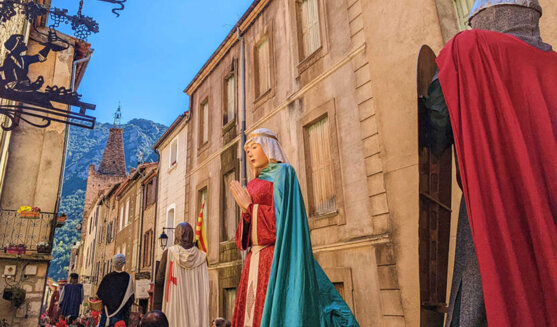 Trobada gegantera de Pasqua a Vilafranca de Conflent